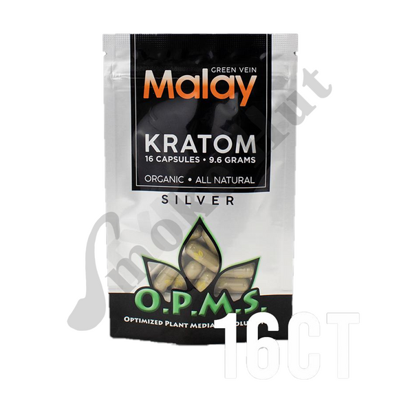 OPMS Silver Kratom - Malay Capsules